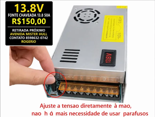 FONTE CHAVEADA 13.8 50A