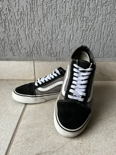 Tênis Vans Old Skool Preto e Cinza - 37 
