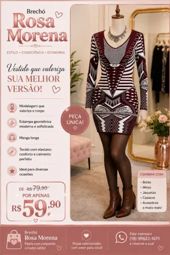 Vestido de lã