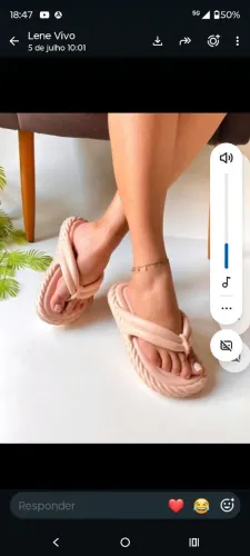 Sandália nuvem Tam 36,