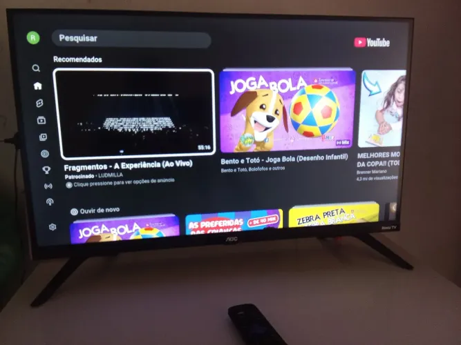 Tv smart 32 polegadas nova sem marcas de uso
