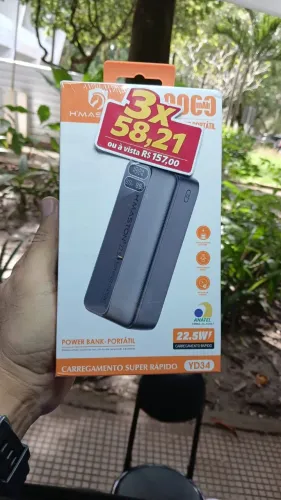 power bank 30000mAh HMASTON - Super Rápido e Confiável