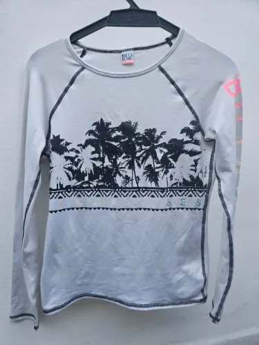 Camisa rashguard surf Billabong veste P/M feminino em ótimo estado bodyboard praia verao