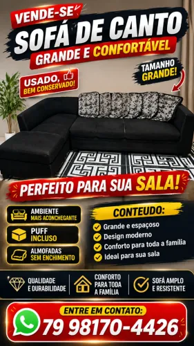 Disponível Sofá bem conservado * 