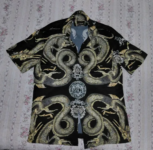 Camisa Zara Unissex Dragão Oriental
