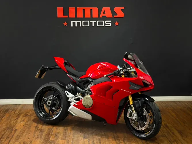 Panigale V4s 1100 Vermelha 2022 - Apenas 9.000 KM.