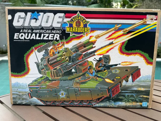 Gi Joe Slaughters Marauders Equalizer Tank - 1989 - Comandos em ação