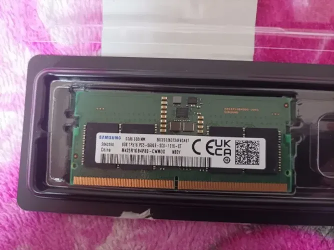Memória RAM Samsung 8GB DDR5 5600MHz Notebook SO-DIMM