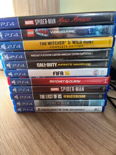 Lote de jogos de ps4
