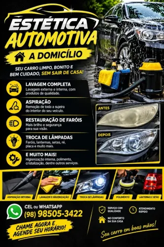 Estética automotiva, lavagem automotiva