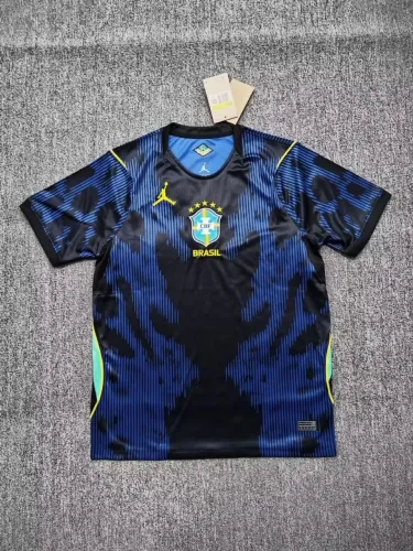 Camisa Seleção Brasileira Azul Estilo Jordan - Nova com Etiqueta