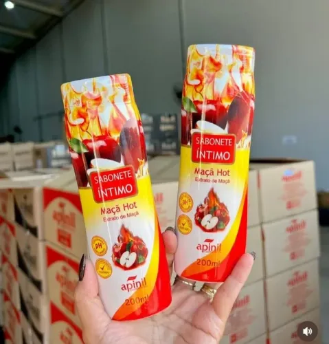 Sabonete Íntimo Maçã Hot 200ml - Apinil