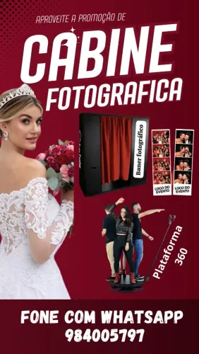 Cabine fotográfica - Foto lembrança