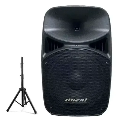 Caixa Acústica Ativa OPB-912 bt Bluetooth 12 Pol + Tripé oneal