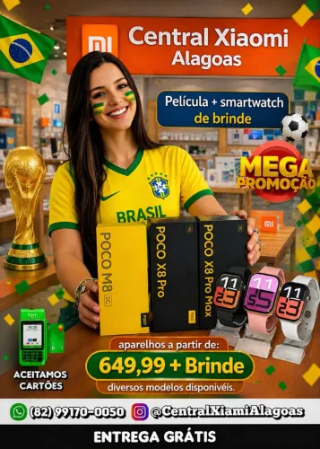 Xiaomi Poco M8 PRO 5G, Poco X8 Pro Max 5G e Diversos Modelos Disponíveis - promoção