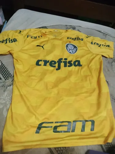 Camisa de goleiro, tamanho GG, ano 2020, oficial, do Palmeiras,
