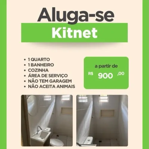 ? KITNET DISPONÍVEL PARA ALUGUEL NA 1206 SUL! ?