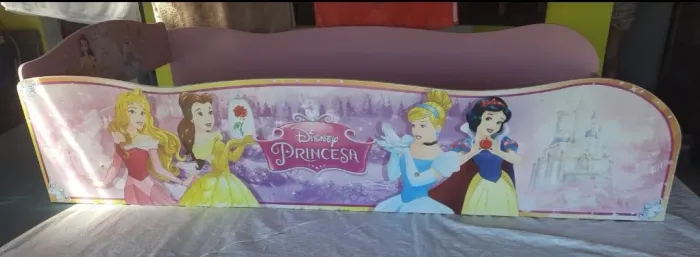 Cama infantil rosa das princesas 