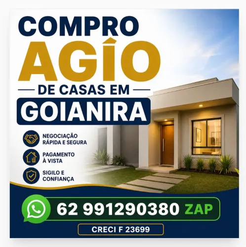 Ágios de casas em Goianira Trindade Goiânia