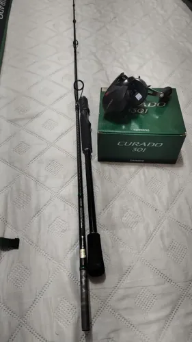 Vara e Carretilha Shimano Curado