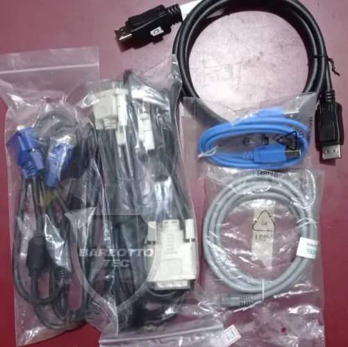 Cabos informática HDMI, VGA, DisplayPort, DVI, USB, internet, garantia de loja