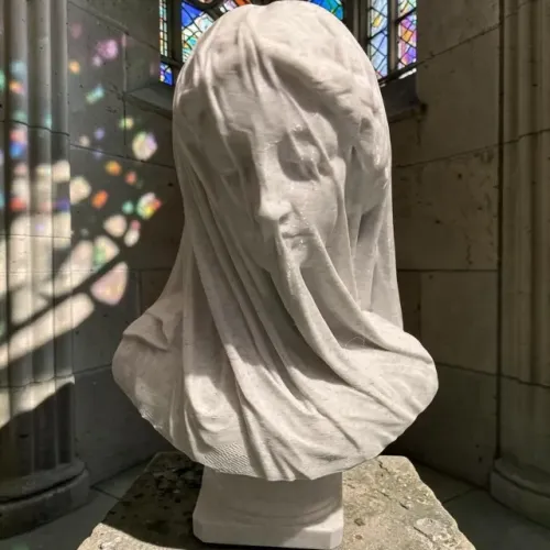 Busto 3D - Maria com véu