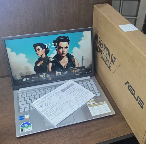 Notebook Asus Vivobook, Ac Cart,i5 13ªg+iris XE,12GB DDR4,SSD Nvme 512GB+Slot HD, Wi-Fi 5G