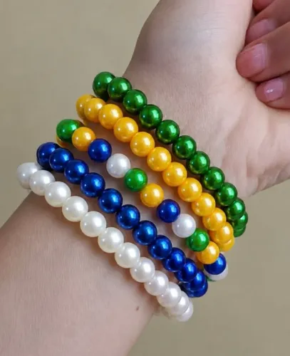 Pulseiras mix Brasil copa