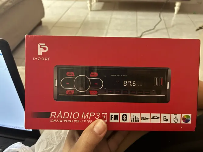 Rádio MP3 para carro