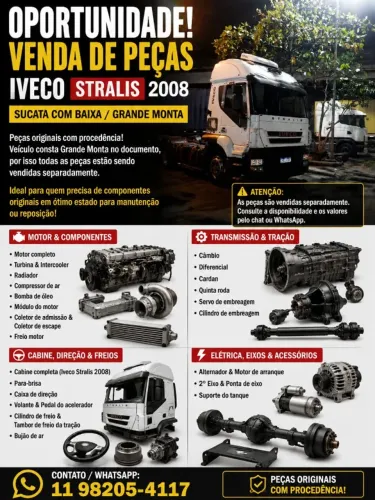 Peças para Iveco Stralis 2008