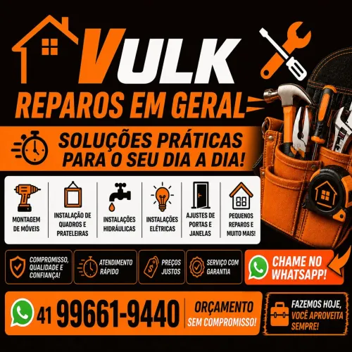 VULK - Reparos em Geral | Marido de Aluguel
