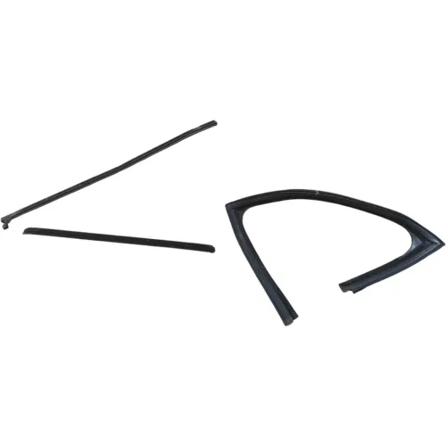 Kit Borracha Pestanas Vidro Citroen C4 2008 2010 2012 2014 Preto