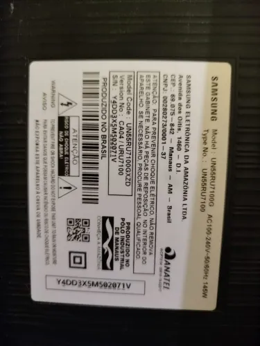 Televisão com defeito na tela o restante dos componentes e placa TD bom...