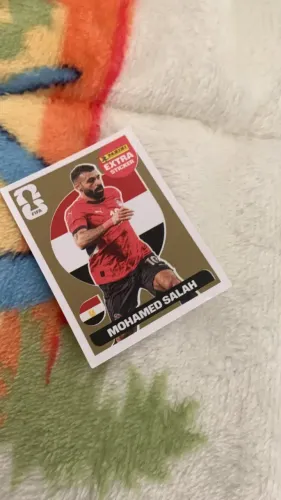 Figurinha MOHAMED SALAH EXTRA Dourada Copa 2026