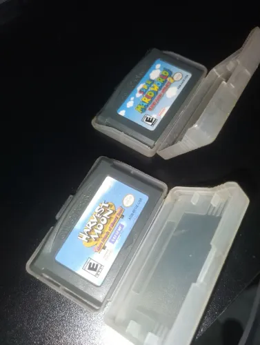 Mario world , havast moon cartuchos de game boy advance