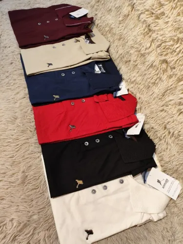 Camisa Polo cotton com elastano