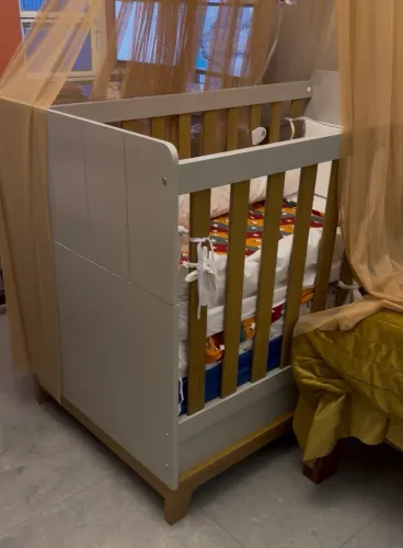 Berço vira mini cama Liza - Permobili