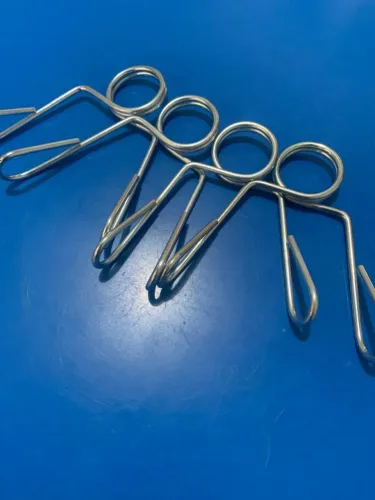 4 presilha de ferro 25mm de prender os pesos na barra da academia