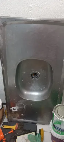 Pia inox 1 metro