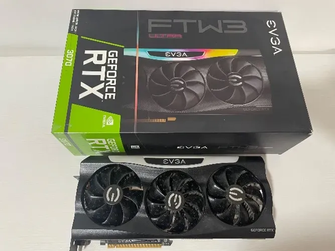 RTX 3070 TI EVGA FTW3 placa de vídeo novinha!