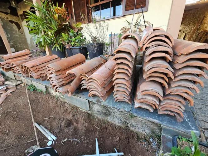 Telhas ceramica 120 unidades