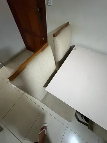 Mesa de vidro 4 cadeira