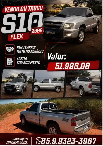 Chevrolet S10 P-up Advantage 2.4 MPFI F.power CS 2009