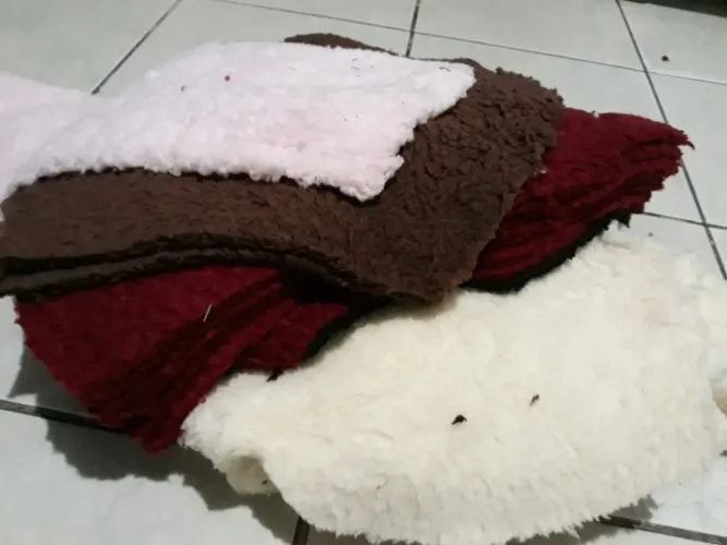 Retalhos de sherpa para artesanato