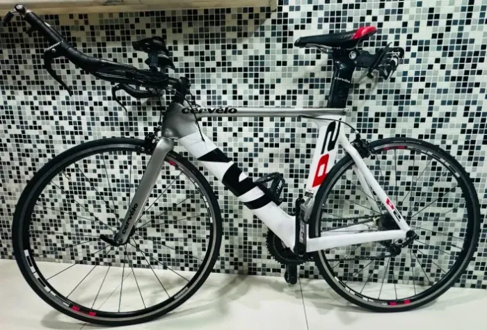 CERVÉLO P2 2013 CARBONO TRIATHLON TT ULTEGRA 10V TAM. 54