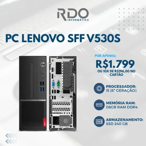 Computador Lenovo SFF i5 SSD 240GB Empresa Home Office