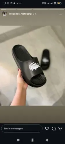 Chinelo Lacoste P e B