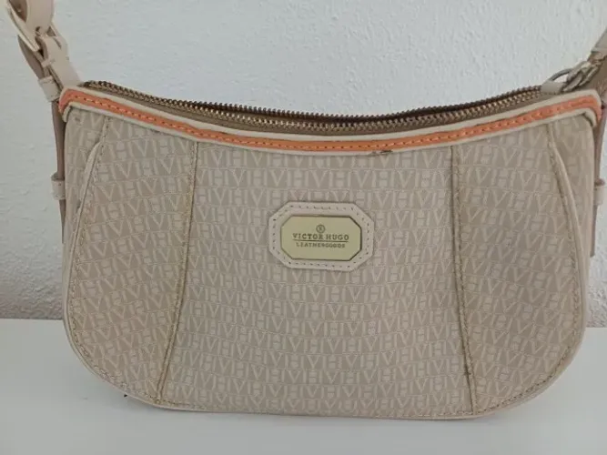 bolsa victor hugo baguete monograma (original)