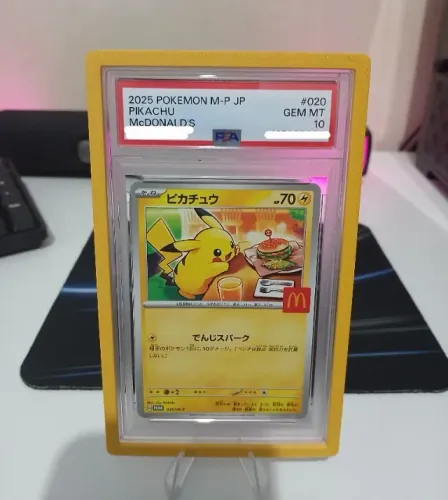 Carta graduada Pokémon Pikachu Promo McDonalds PSA 10