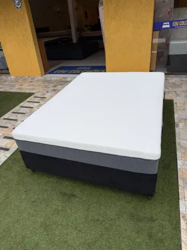 Cama box CASAL EMMA SEMINOVA TOP - ENTREGO